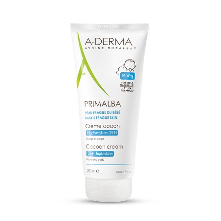 A-derma Primalba Creme Cocon Ενυδατική & Θρεπτική Κρέμα Για Το Εύθραυστο Δέρμα Των Μωρών 200ml