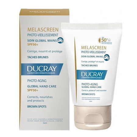 Ducray Melascreen Photo Vieillissement Creme Mains Spf50+ Κρέμα Χεριών κατά των Σημαδιών της Φωτογήρανσης 50ml