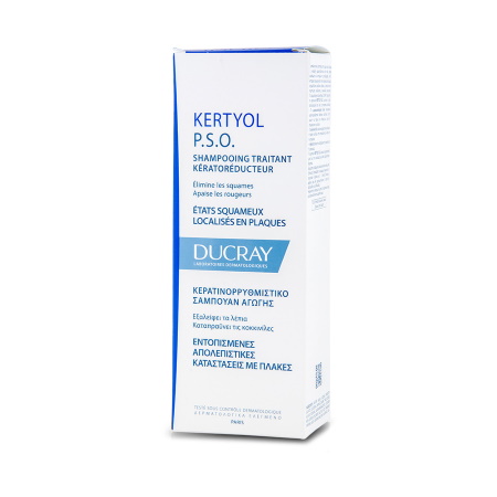 Ducray Kertyol P.S.O. Kerato-reducing Treatment Shampoo Σαμπουάν κατά των Απολεπιστικών Καταστάσεων με Πλάκες 200ml