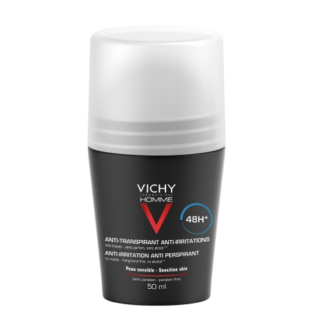 Vichy Homme Αποσμητικό κατά της Εφίδρωσης 48h για Ευαίσθητη Επιδερμίδα 50ml