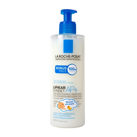 La Roche Posay Lipikar Syndet AP+ Κρέμα Καθαρισμού Σώματος Για Πολύ Ξηρό Δέρμα Με Τάση Ατοπίας 400ml