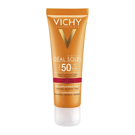 Vichy Ideal Soleil Anti-Age SPF50+ Αντηλιακή Κρέμα Προσώπου με Αντιγηραντική Δράση 50ml