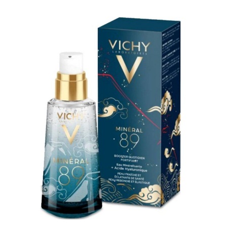 Vichy Mineral 89 Booster Xmas Limited Edition Καθημερινό Ενυδατικό Booster Ενδυνάμωσης Προσώπου 50ml