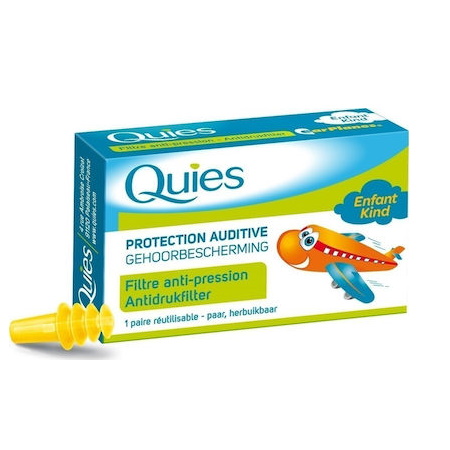 Pharmaq Quies Earplanes Ωτοασπίδες για Παιδιά ειδικές για Αεροπορικά Ταξίδια 1 ζευγάρι