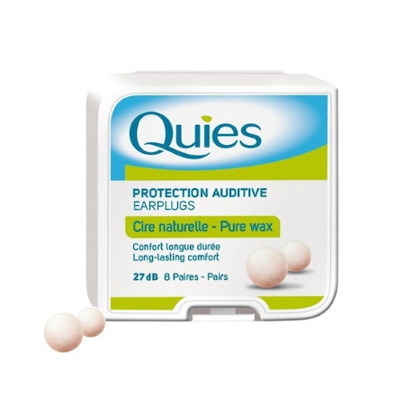 Quies Wax Earplugs Ωτοασπίδες από Φυσικό Κερί 8 Ζεύγη