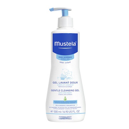 Mustela Gentle Cleansing Gel Παιδικό Τζελ Καθαρισμού για Μαλλιά και Σώμα 500ml