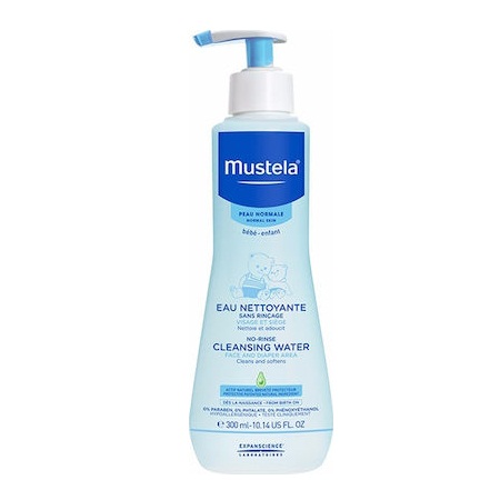 Mustela  Eau Nettoyante Norinse Cleansing Water  Απαλό Νερό Καθαρισμού Χωρίς Ξέβγαλμα 300ml