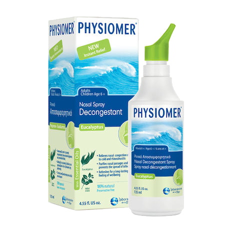 Physiomer Nasal Spray Decongestant Eucalyptus 135ml