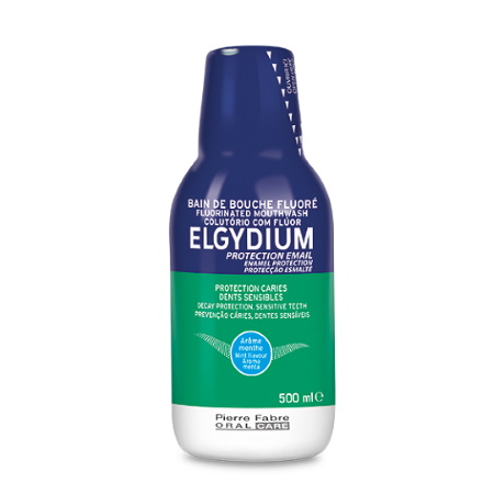 Elgydium Mouthwash Fluoride Στοματικό Διάλυμα 500ml