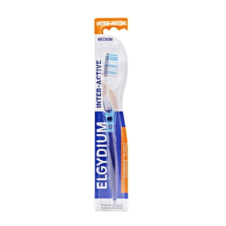 Elgydium Interactive Οδοντόβουρτσα Medium 1 τεμάχιο