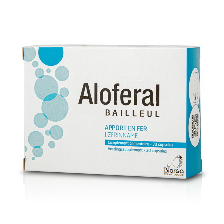 Biorga Aloferal Bailleul Συμπλήρωμα Διατροφής που βασίζεται στο Σίδηρο 30 κάψουλες