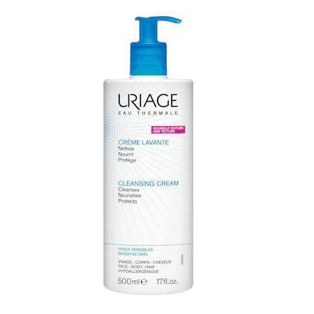 Uriage Eau Thermale Cleansing Cream Κρέμα Καθαρισμού για Ευαίσθητες Επιδερμίδες 500ml