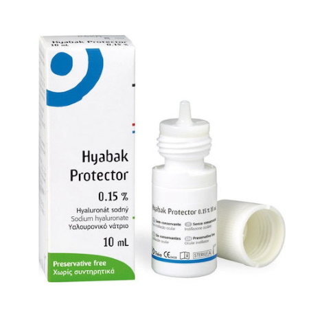 Hyabak 0,15% Υποτονικό Υαλουρονικό Νάτριο 10ml