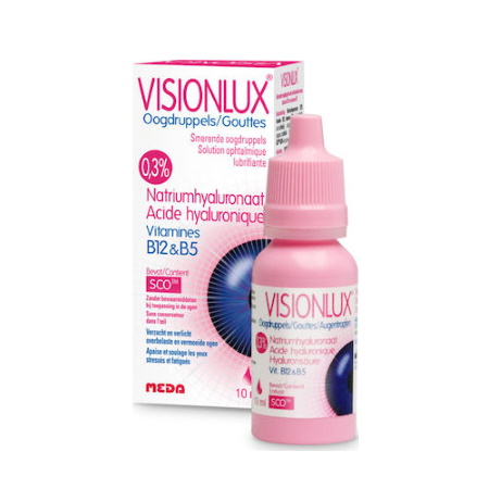Novax Visionlux Οφθαλμικές Σταγόνες για τα καταπονημένα και κουρασμένα μάτια 10ml