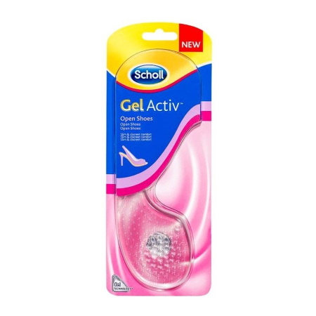 Scholl Gelactiv Open Shoes Πάτοι Αόρατης Άνεσης για Ανοιχτά Παπούτσια 1 ζευγάρι