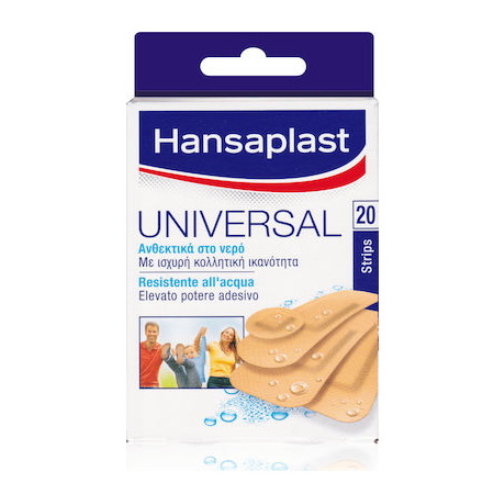 Hansaplast Universal Water resistant Επιθέματα Ανθεκτικά στο Νερό 20τμχ