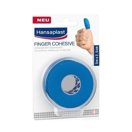 Hansaplast Finger Cohesive Αυτοκόλλητος Επίδεσμος Δακτύλων 5m X 25cm
