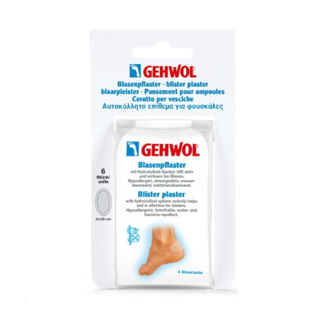 Gehwol Blister Plaster Αυτοκόλλητο επίθεμα για φουσκάλες 6τμχ