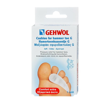 Gehwol Cushion for Hammer Toe G Μαξιλαράκι Σφυροδακτυλίας G (Δεξί) 1τμχ
