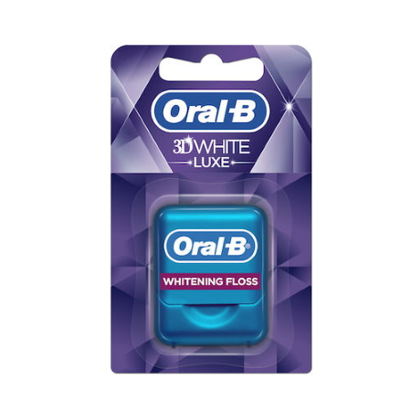 Oral B 3D White Deluxe Οδοντικό Νήμα Με Γεύση Μέντα 35m
