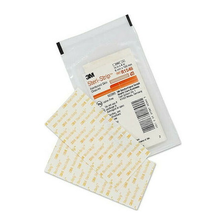 3M Steri-Strip Αυτοκόλλητες Ταινίες Σύγκλεισης Τραύματος 6mm x 100mm 5 ταινίες