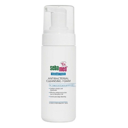 Sebamed Clear Face Antibacterial Cleansing Foam Αφρός Καθαρισμού Προσώπου 150ml