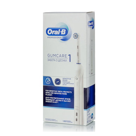 Oral B Professional GumCare 1 Ηλεκτρική Οδοντόβουρτσα για Ευαίσθητα Δόντια & Ούλα 1τμχ
