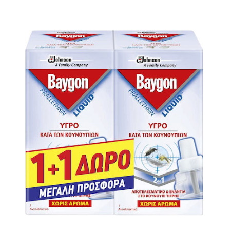 Baygon Υγρό Ανταλλακτικό Protector Genius 30ml 2 ΤΕΜΑΧΙΑ