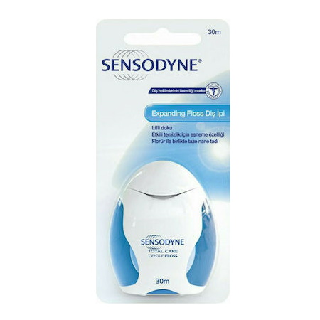 Sensodyne Expanding Dental Floss Οδοντικό Νήμα 1τμχ 30m