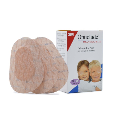 3M Opticlude Mini Οφθαλμικός Ορθοπτικός Επίδεσμος 5.0cm x 6.2cm 20 τεμάχια