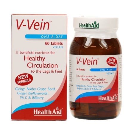 Health Aid V-Vein Για ξεκούραστα & Υγιή πόδια 60tabs