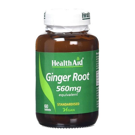 Health Aid Ginder Root 560mg 60 Tabs