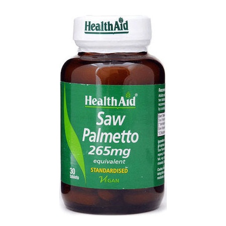 Health Aid Saw Palmetto 265mg Τονωτικό Ανδρικού Ουροποιητικού & Αναπαραγωγικού 30 ταμπλέτες