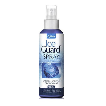 Optima Ice Guard Natural Crystal Deodorant Spray Αποσμητικό Σπρέι 100ml