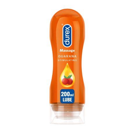 Durex Play Massage 2 in 1 Guarana Λιπαντικό Μεταξένιο και Αισθησιακό Χάδι 200ml