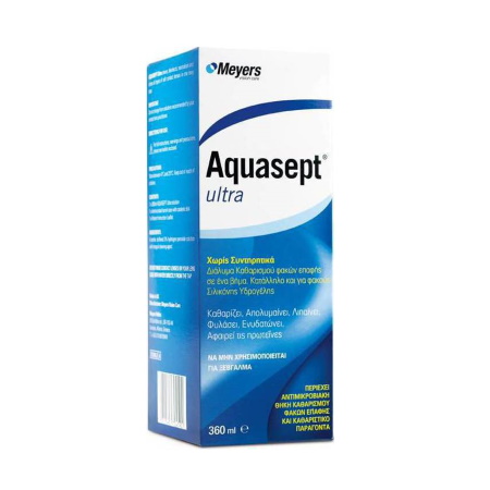 Aquasept Ultra Υγρό Φακών Επαφής 360ml