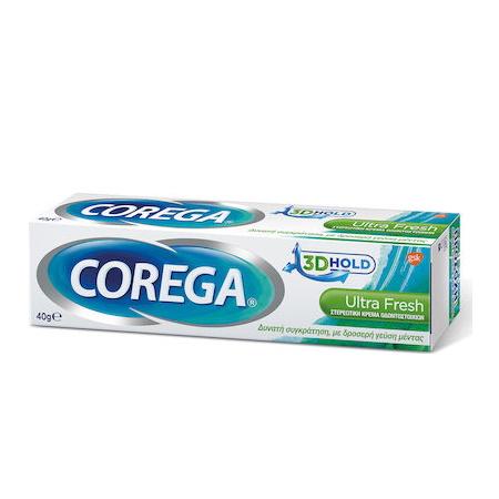 Corega Ultra Free Στερεωτική Κρέμα Οδοντοστοιχιών 40gr