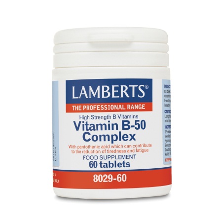 Lamberts Vitamin Β-50 Complex 60tabs