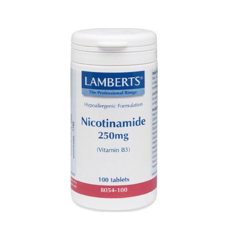 Lamberts Nicotinamide 250mg (B3) 100tabs