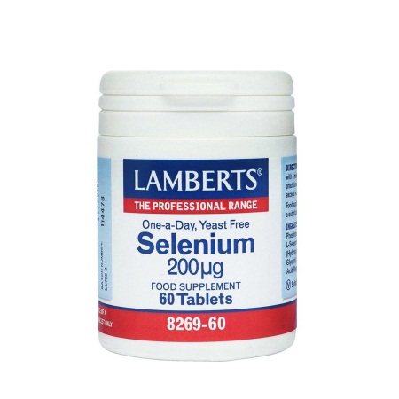 Lamberts Selenium 200μg 60tabs