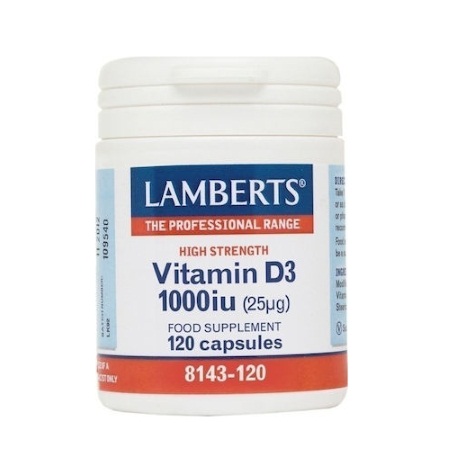 Lamberts Vitamin D3 1000IU 120 κάψουλες