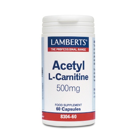 Lamberts Acetyl L-Carnitine 500mg 60 κάψουλες