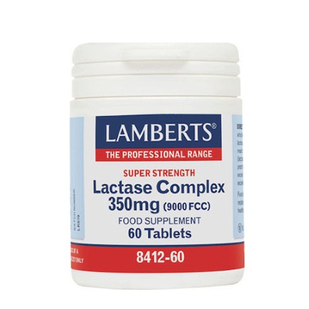 Lamberts Lactase Complex 350mg Σύμπλεγμα Λακτάσης 60 ταμπλέτες