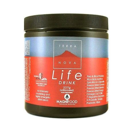 Terranova Life Drink Unflavoured Συμπλήρωμα Διατροφής σε σκόνη για Ενέργεια & Τόνωση 227gr
