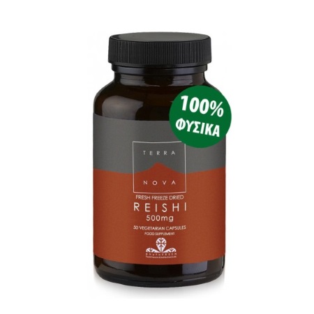 Terranova Reishi Mycelia 500mg Συμπλήρωμα από Γανόδερμα για τη Συνολική Υγεία του Οργανισμού 50 κάψουλες