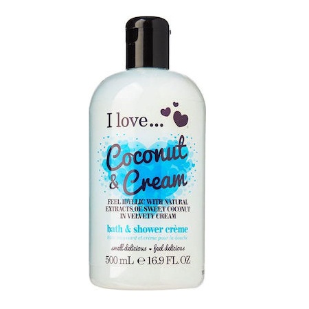 Dirty Works I Love Cosmetics Coconut & Cream Bubble Bath Ενυδατικό Αφροντούς με Άρωμα Καρύδας 500ml