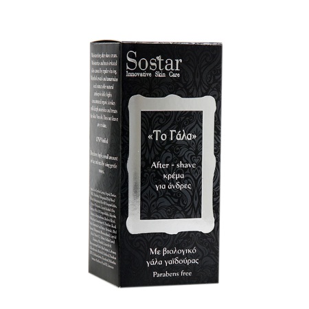 Sostar After Shave με Βιολογικό Γάλα Γαϊδούρας 50ml