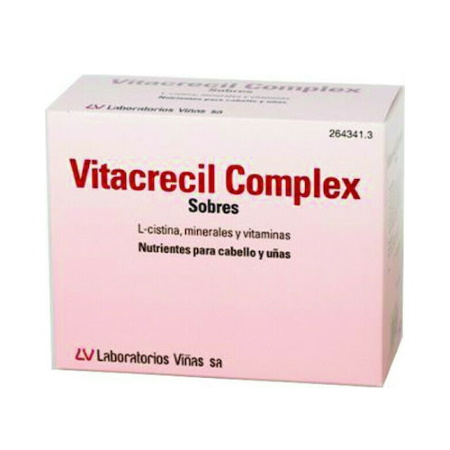 LV Vitacrecil Complex Συμπλήρωμα Διατροφής για την ενδυνάμωση μαλλιών και νυχιών 15 φακελίσκοι