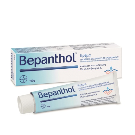 Bepanthol Cream Κρέμα για το ερεθισμένο και ευαίσθητο δέρμα 100gr + Δείγμα Αντιρυτιδική Κρέμα