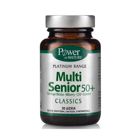 Power Health Classics Platinum Range Multi Senior 50+ Πολυβιταμινούχο Συμπλήρωμα Διατροφής 30 ταμπλέτες